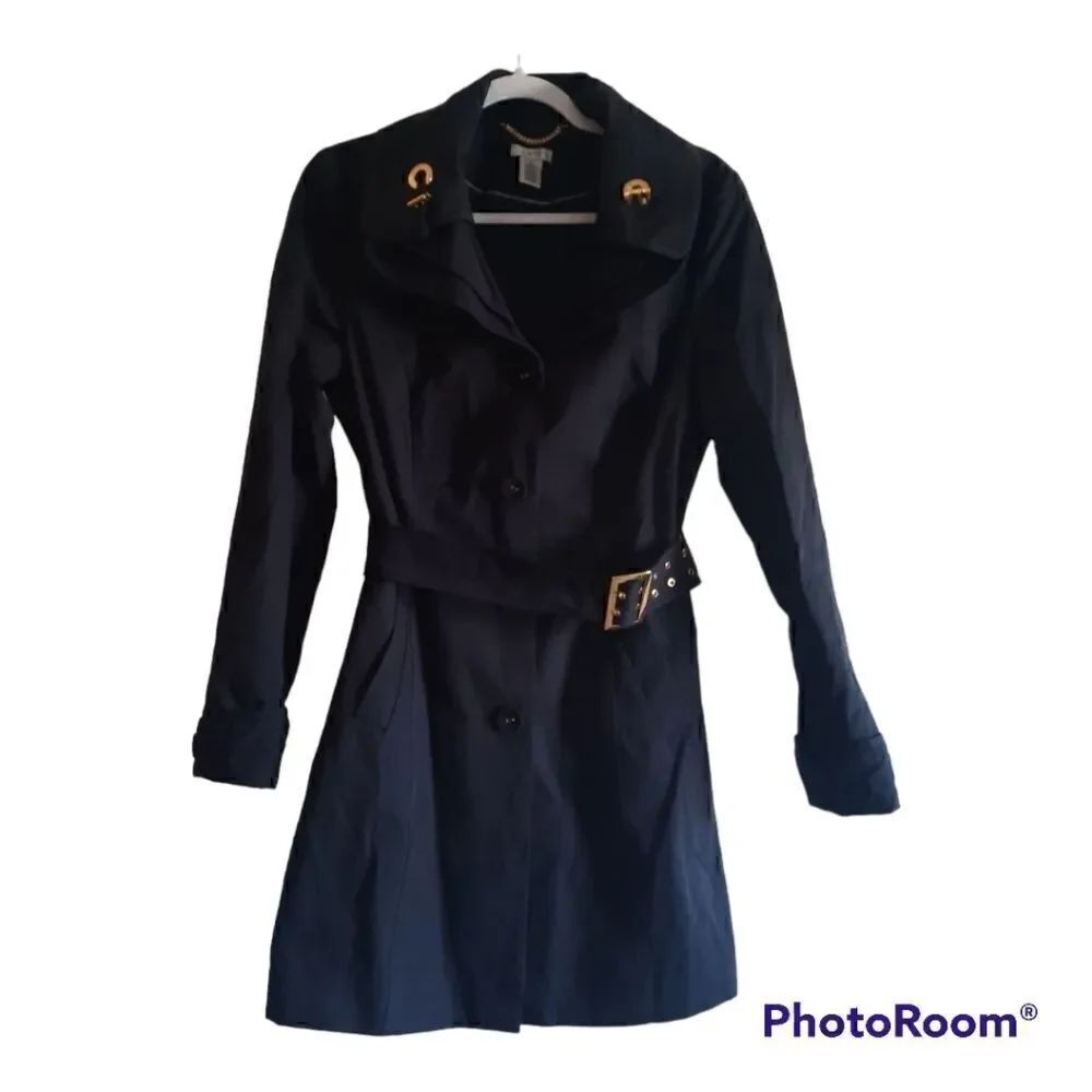 Cache Trench Rain Coat Jacket Rain Fly Buttons - Picture 1 of 6